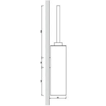 Щітка для унітаза Decor Walther Century SBG 0585617 темна бронза, фото №2