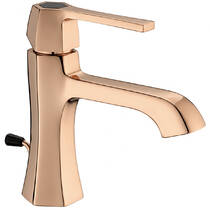 Змішувач для раковини Cisal Cherie CH0005147E Rose Gold/Matt Black, фото №2