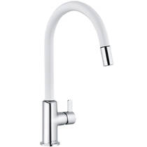 Смеситель для кухни Kludi Bingo Star XS 468519378 белый матовый/хром, фото №1