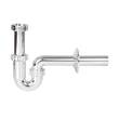 Сифон для раковини трубний Styron STY-638-32-K хром, фото 1