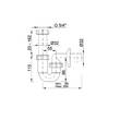 Сифон для раковини трубний Styron STY-638-32-K хром, фото 2