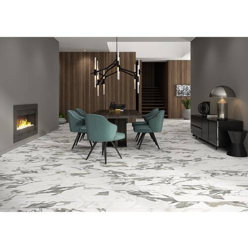Керамограніт Almera Ceramica (Spain) Calacatta Majestic 15x90 см, фото 2