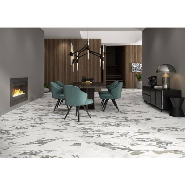 Керамограніт Almera Ceramica (Spain) Calacatta Majestic 15x90 см, фото 2