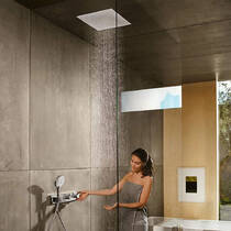 Верхній душ Hansgrohe Raindance E 400/400 1jet EcoSmart 26253000 хром, фото №3