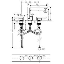 Змішувач для раковини Axor Edge 46051000 хром, фото №2