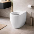 Унітаз підлоговий Kerasan Flo 3118 30 з кріпленням WB5N, білий матовий, фото 1