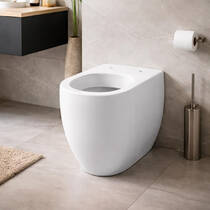 Унитаз напольный Kerasan Flo 3118 30 с креплением WB5N, белый матовый, фото №1