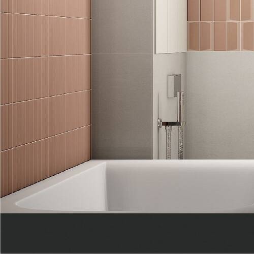 Плитка Ape Ceramica Three-D Flat Terracota 5x20 см, фото 3