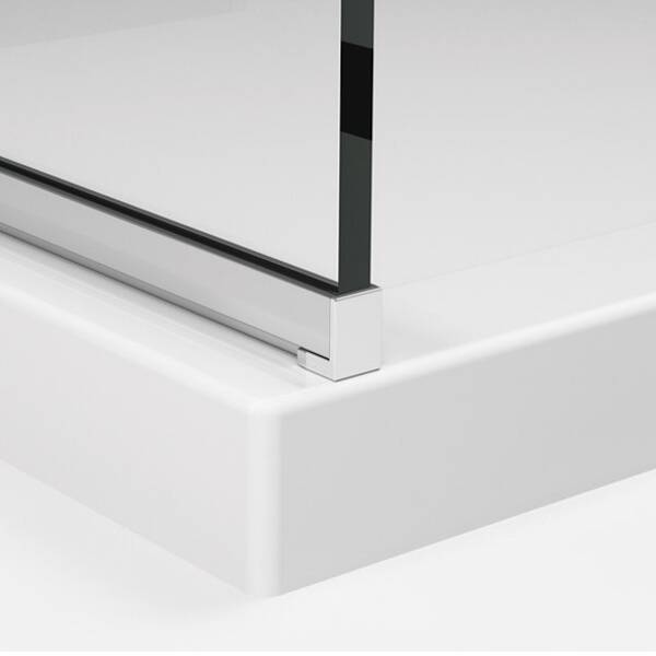 Душевая стенка SanSwiss Easy Walk-in STR4P1405007 140х200 см профиль алюм.хром/стекло прозрачное, фото 2