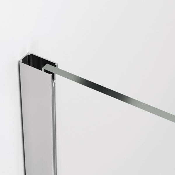 Душевая стенка SanSwiss Easy Walk-in STR4P1405007 140х200 см профиль алюм.хром/стекло прозрачное, фото 4