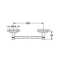 Тримач для рушників Grohe Essentials 40366001 хром, фото №2