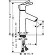 Змішувач для раковини Hansgrohe Talis S 72025000 хром, фото 2