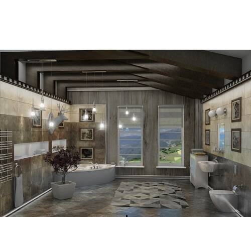 Керамограніт Golden Tile Metallica 781550 бежевий 60х60 см, фото 3