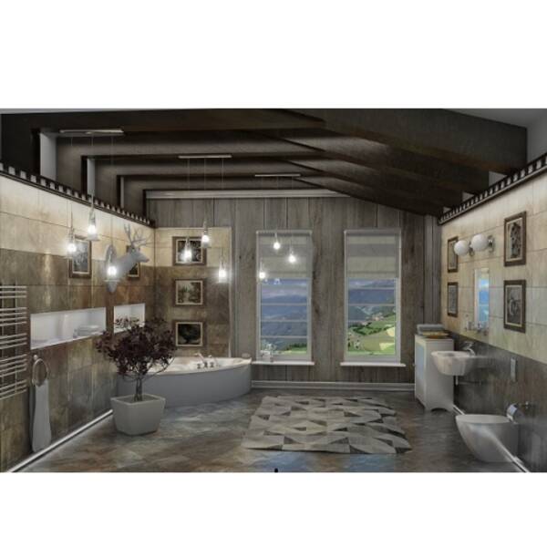 Керамограніт Golden Tile Metallica 781550 бежевий 60х60 см, фото 3