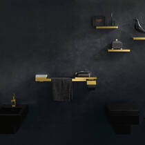 Дозатор для рідкого мила Axor Universal Softsquare 42819950 латунь матовий, фото №3