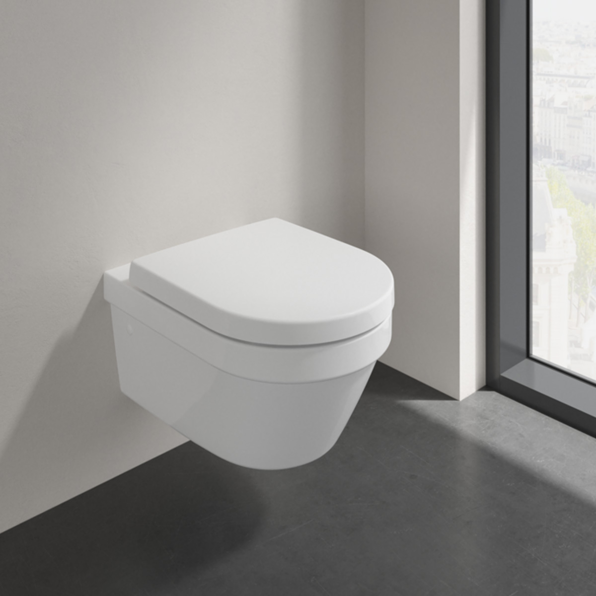 4694HR01 Omnia Architectura унітаз підвісний з кришкою 98M9C101 Soft-close, білий (1 сорт)