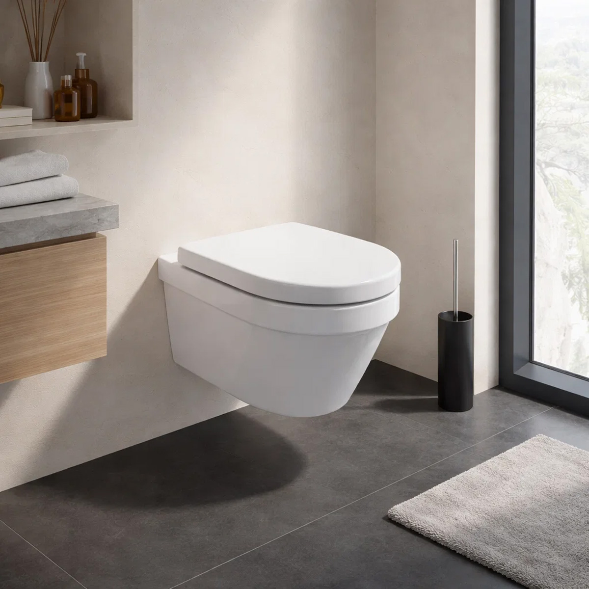 4694HR01 Omnia Architectura унітаз підвісний з кришкою 98M9C101 Soft-close, білий (1 сорт)