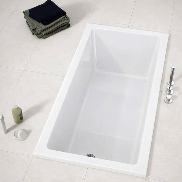 Ванна акриловая Geberit, Selnova Square 554.384.01.1 170х70 см с ножками, фото 1