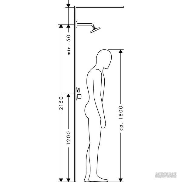 Верхний душ Hansgrohe Raindance E 27376000, фото 3