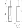 Щітка для унітаза Decor Walther Mikado MK SBG 0521400 хром, фото 2