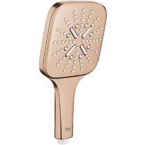 Ручной душ Grohe Rainshower SmartActive Cube 26582DL0 3 режима струи, теплый закат (брашированное розовое золото), фото №1