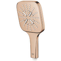 Ручной душ Grohe Rainshower SmartActive Cube 26582DL0 3 режима струи, теплый закат (брашированное розовое золото), фото №3
