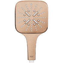 Ручной душ Grohe Rainshower SmartActive Cube 26582DL0 3 режима струи, теплый закат (брашированное розовое золото), фото №2