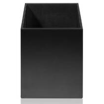 Корзина для мусора Decor Walther Brownie PK 0925060 из искусственной кожи, черная, фото №1