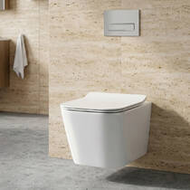 Унітаз підвісний Devit Linea 3040120 безобідковий з сидінням soft-close, фото №1