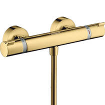 Змішувач для душу Hansgrohe Ecostat Comfort 13116990 з термостатом, золото, фото №1