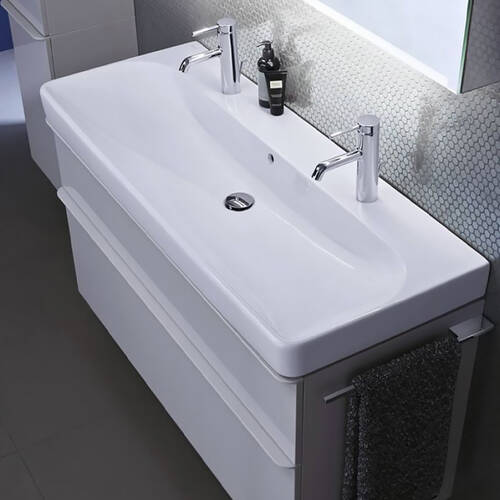 Раковина Geberit Smyle Square 500.253.01.1 120 см, фото 6