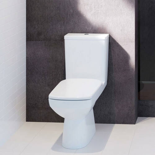 Унитаз напольный Geberit Selnova Square 500.152.01.1 Rimfree без бачка и сиденья, фото 1