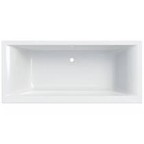 Ванна акриловая Geberit Selnova Square Duo 554.387.01.1 180х80 см с ножками, белый глянец, фото №1