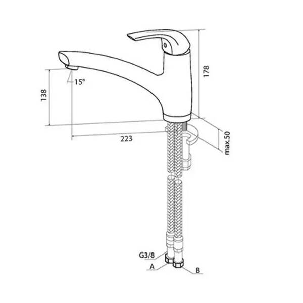Смеситель для кухни AM.PM Sense F7500000, фото 3