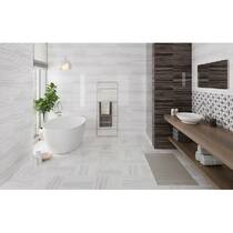 Плитка Cersanit Teri White Structure Glossy 25x40 см, фото №2