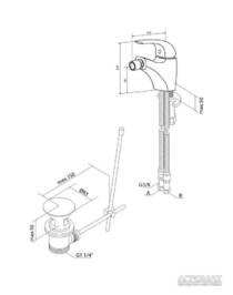 Смеситель для раковины AM.PM Sense F7502100, фото №2