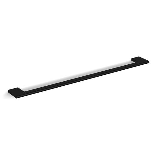 Тримач для рушників Langberger Slim 2138001A-BP чорний матовий, фото 1