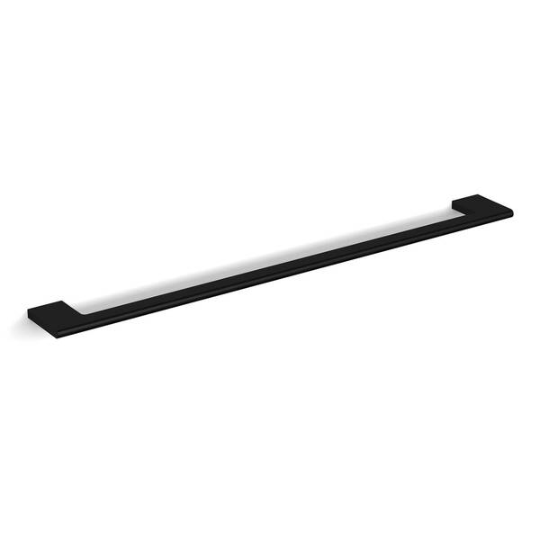 Тримач для рушників Langberger Slim 2138001A-BP чорний матовий, фото 1