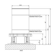 Внутренняя часть смесителя напольного для раковины/ванны Gessi Anello 46189-031 хром, фото №2