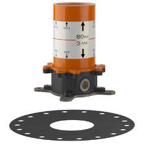 Внутренняя часть смесителя напольного для раковины/ванны Gessi Anello 46189-031 хром, фото №1