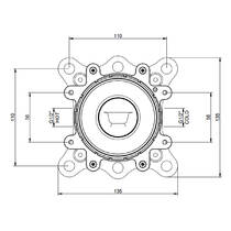 Внутренняя часть смесителя напольного для раковины/ванны Gessi Anello 46189-031 хром, фото №3