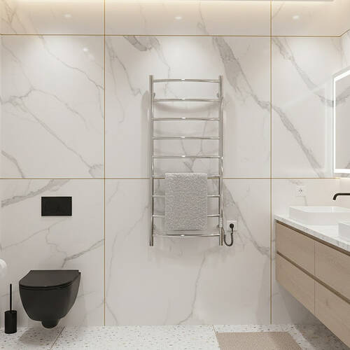 Рушникосушарка електрична Mario Класік НР-ІTR К 1090х530/85 520х1100 мм, 115 Вт, Полір.нержавійка, фото 1