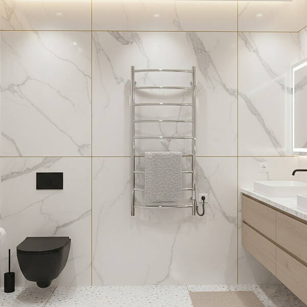 Рушникосушарка електрична Mario Класік НР-ІTR К 1090х530/85 520х1100 мм, 115 Вт, Полір.нержавійка, фото 1