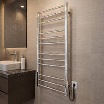 Рушникосушарка електрична Mario Преміум Класік-I 1100х500/80 TR К 2.2.1610.03.P 125 Вт полірована нержавіюча сталь, фото №1