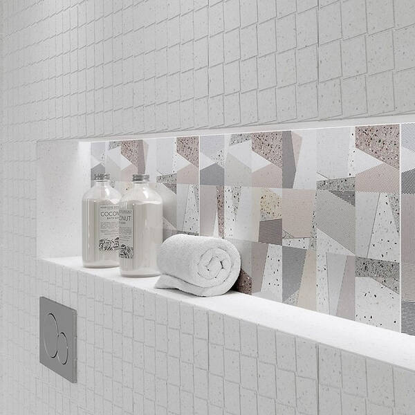Плитка мозаїчна Opoczno Ua Rovena Light Grey Mosaic 30,3x30,1 см