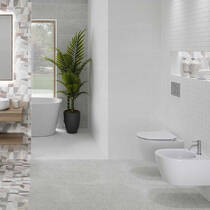 Плитка мозаїчна Opoczno Ua Rovena Light Grey Mosaic 30,3x30,1 см, фото №3