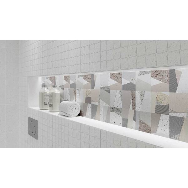 Плитка мозаїчна Opoczno Ua Rovena Light Grey Mosaic 30,3x30,1 см, фото 3