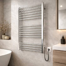 Рушникосушарка електрична Mario Гера-I 800х500/80 TR К 4820111356737 200 Вт полірована нержавіюча сталь, фото №1