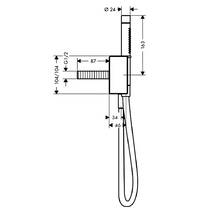 Душевой набор Axor Edge 46520000 хром, фото №2