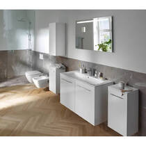 Тумба з раковиною Geberit Selnova Square 501.260.00.1 підвісна 100 см біла, фото №6